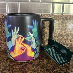 Colorful Yiqiao Wang Starbucks American Sign Language (ASL) “Connect” Mug